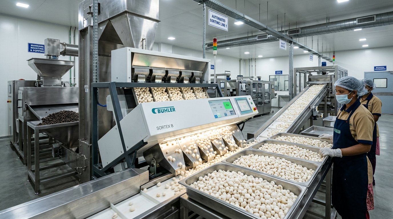 Automated Makhana Processing Guide
